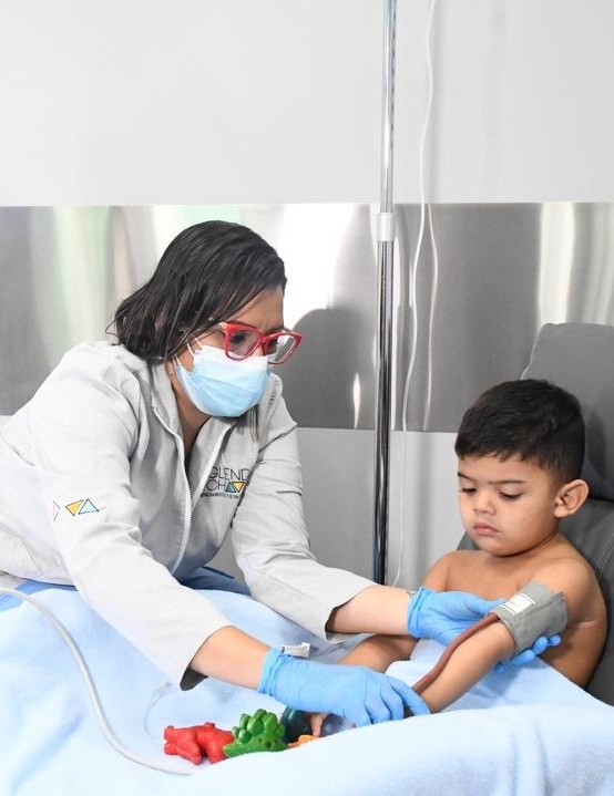 Consulta de niño enfermo